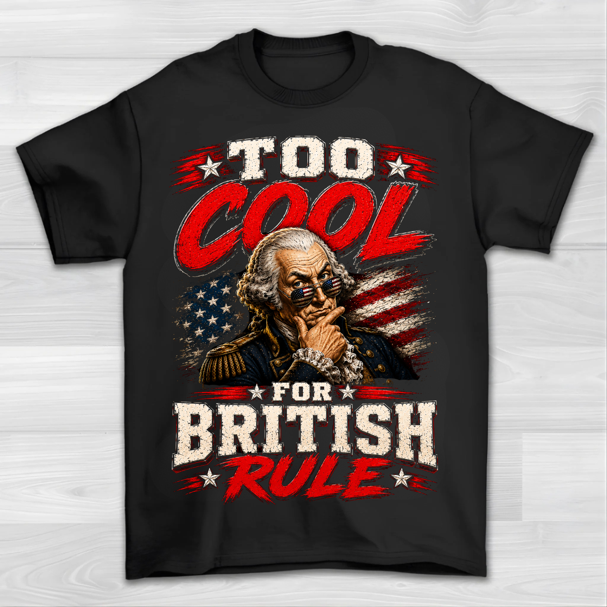 too cool for british rule - Shirt Unisex