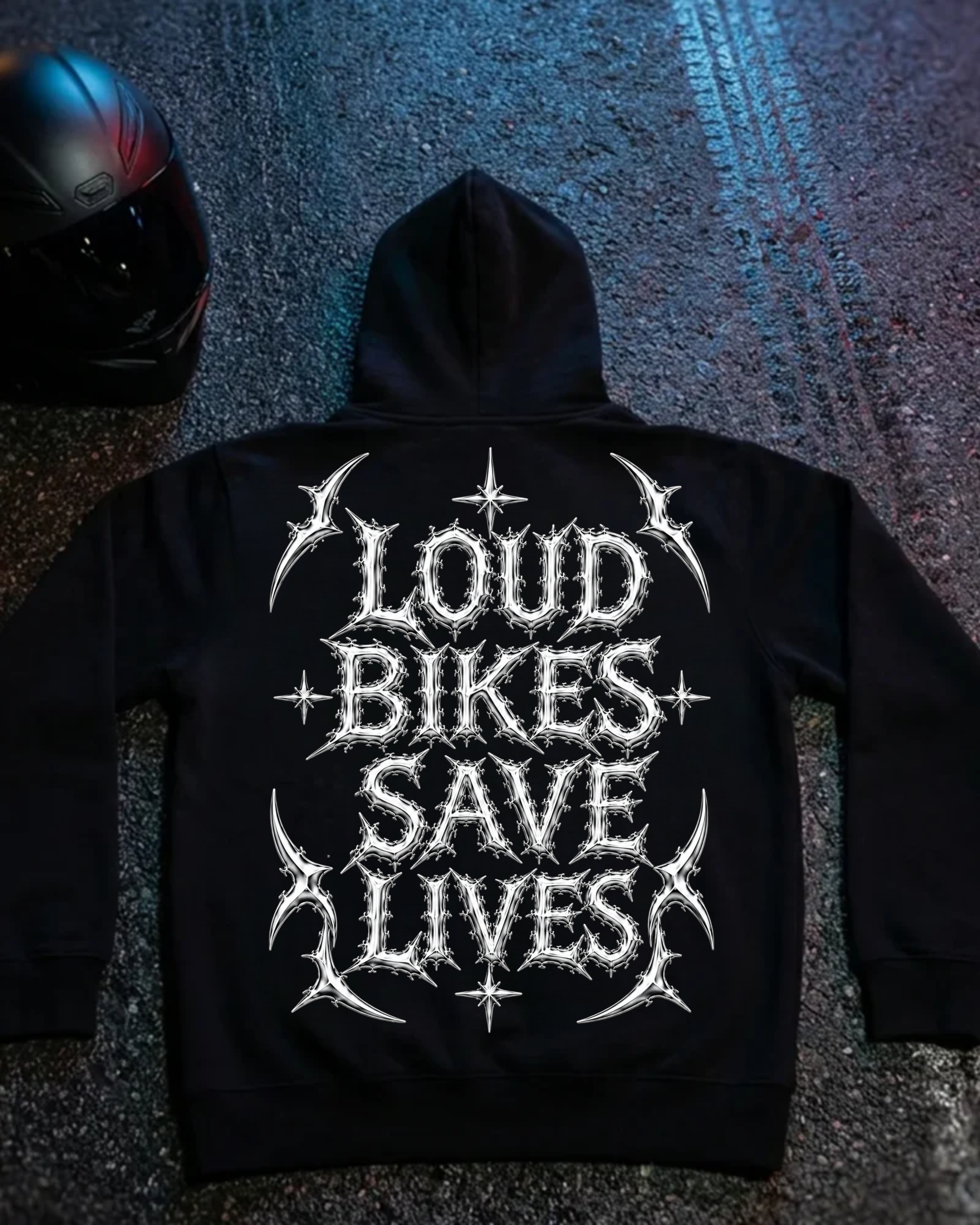 Loud Bikes Save Lives - Premium Hoodie Unisex