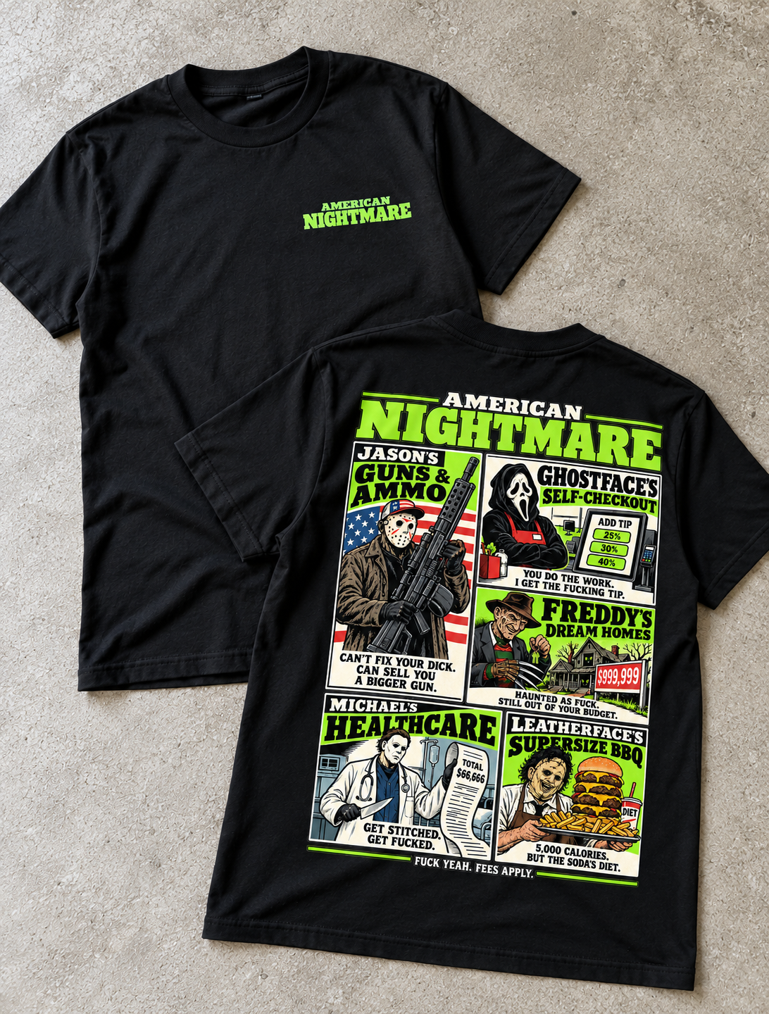 AMERICAN NIGHTMARE - SHIRT UNISEX - REGULAR FIT