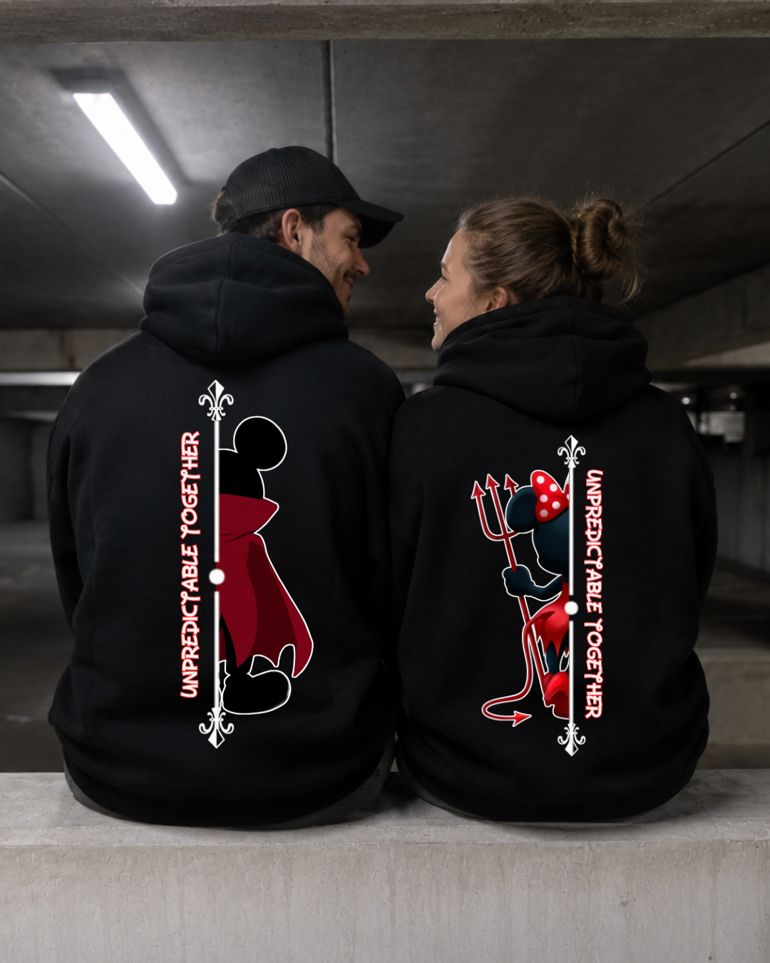 unstoppable together - Couple Hoodie Bundle