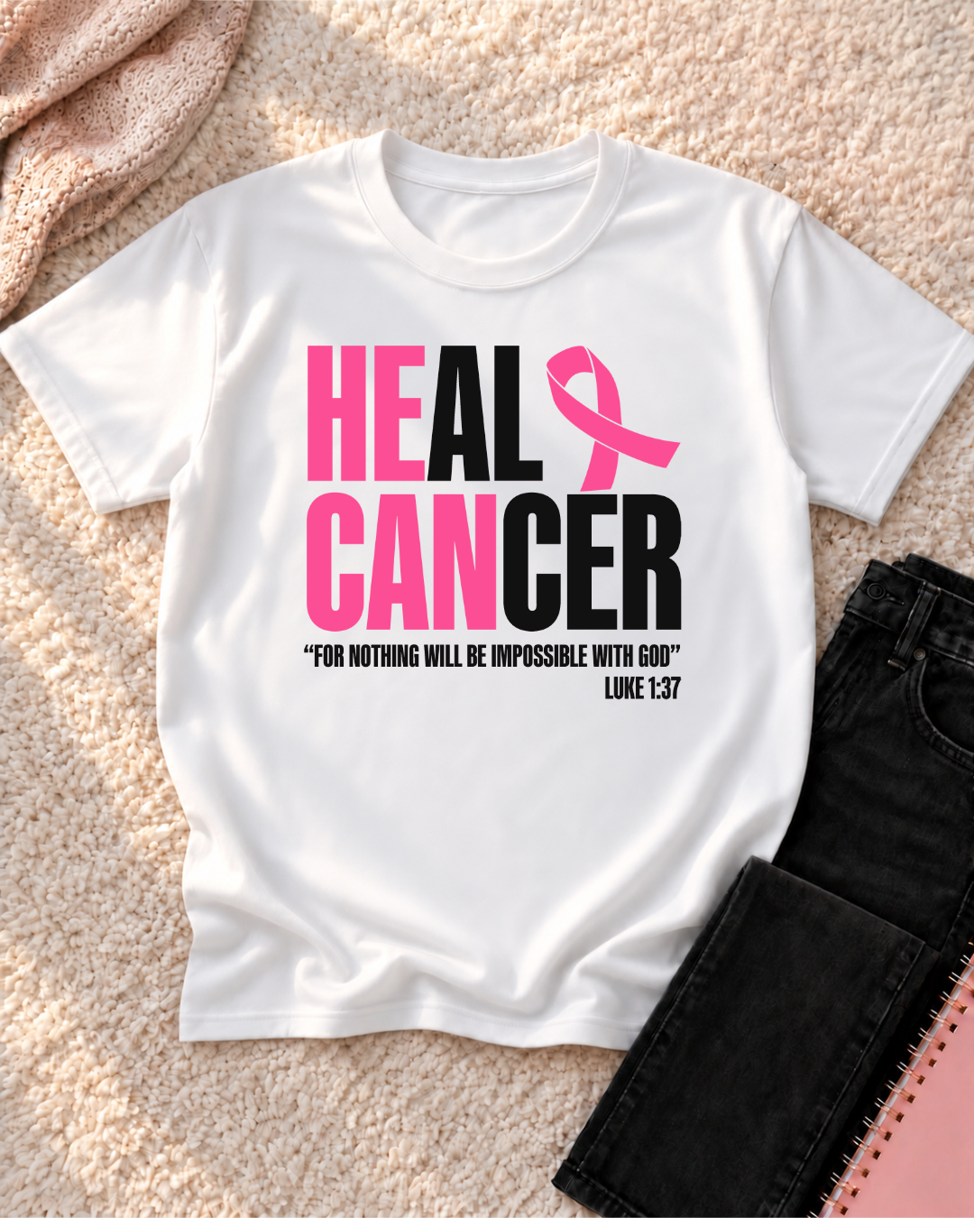 Heal Cancer - Breast Cancer Awareness Shirt