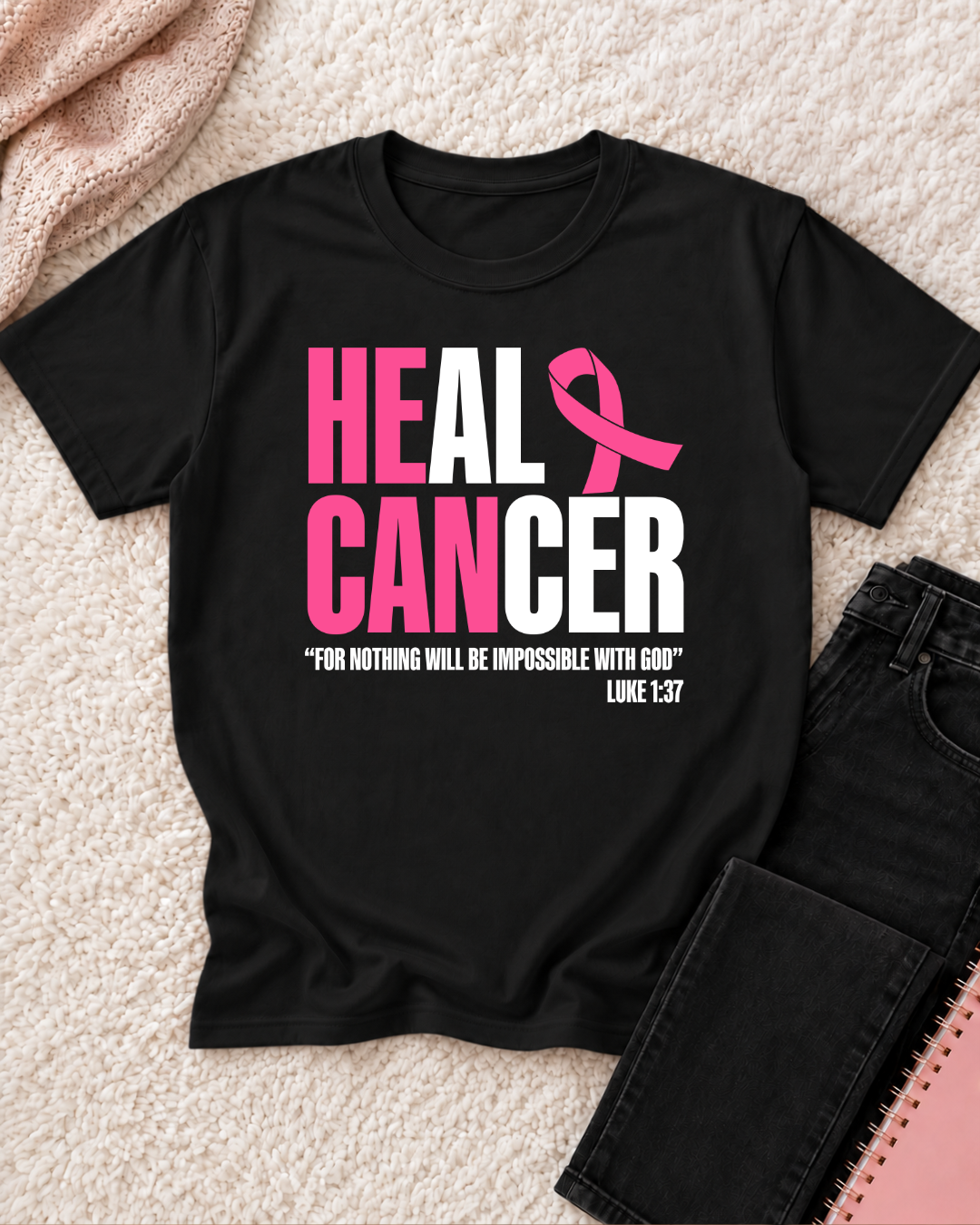 Heal Cancer - Breast Cancer Awareness Shirt