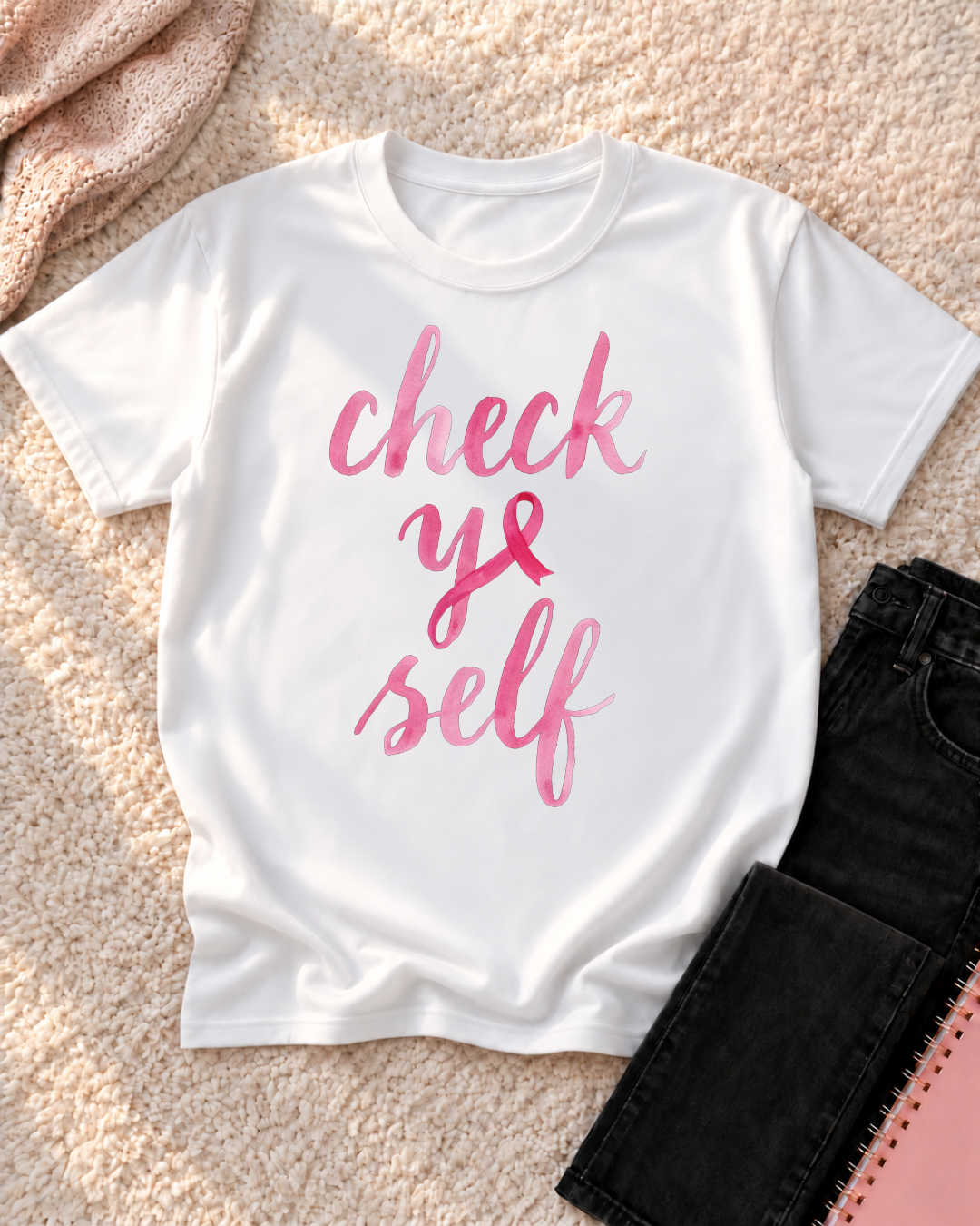 Check Your Self - Breast Cancer Awareness Shirt