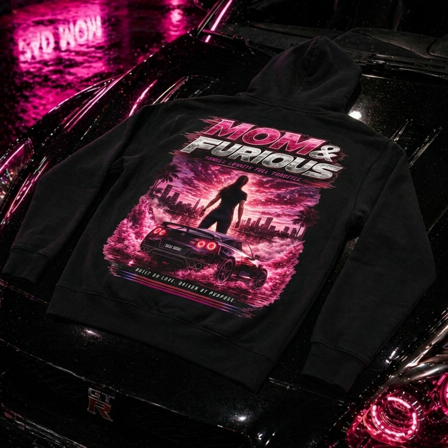 Mom & Furious - Shirt Unisex Backprint